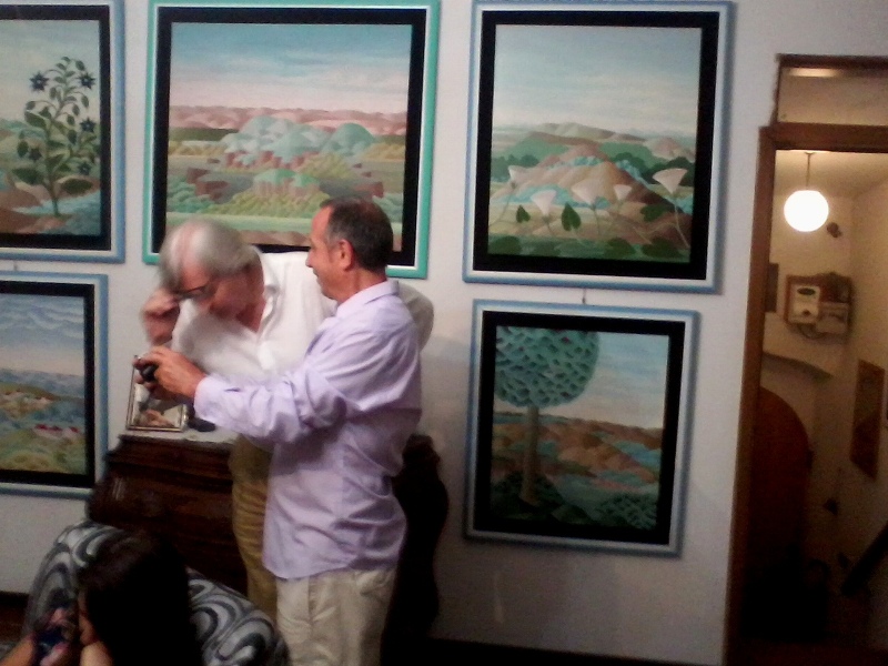 Vittorio Sgarbi con Fabrizio Ciulli 